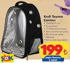 KEDİ TAŞIMA ÇANTASI